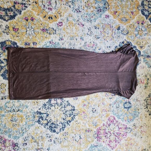 METALLIC bodycon dress - Picture 4 of 14